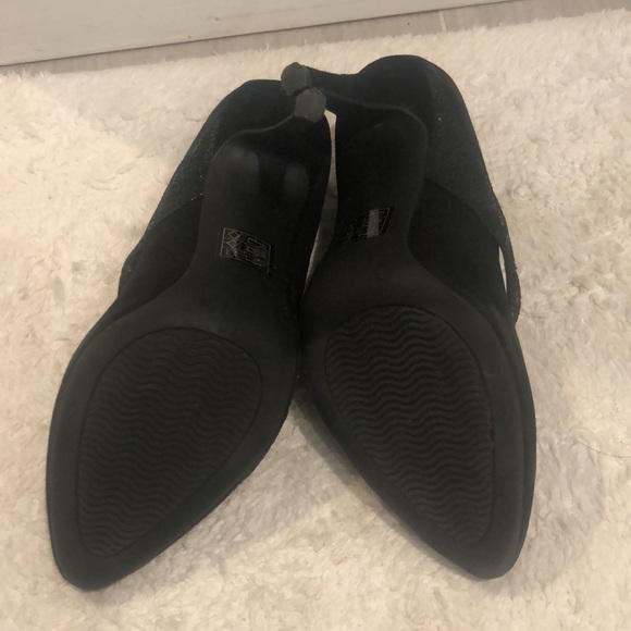 Moda Spana Suede Heel Black Size 7.5 - Picture 4 of 5